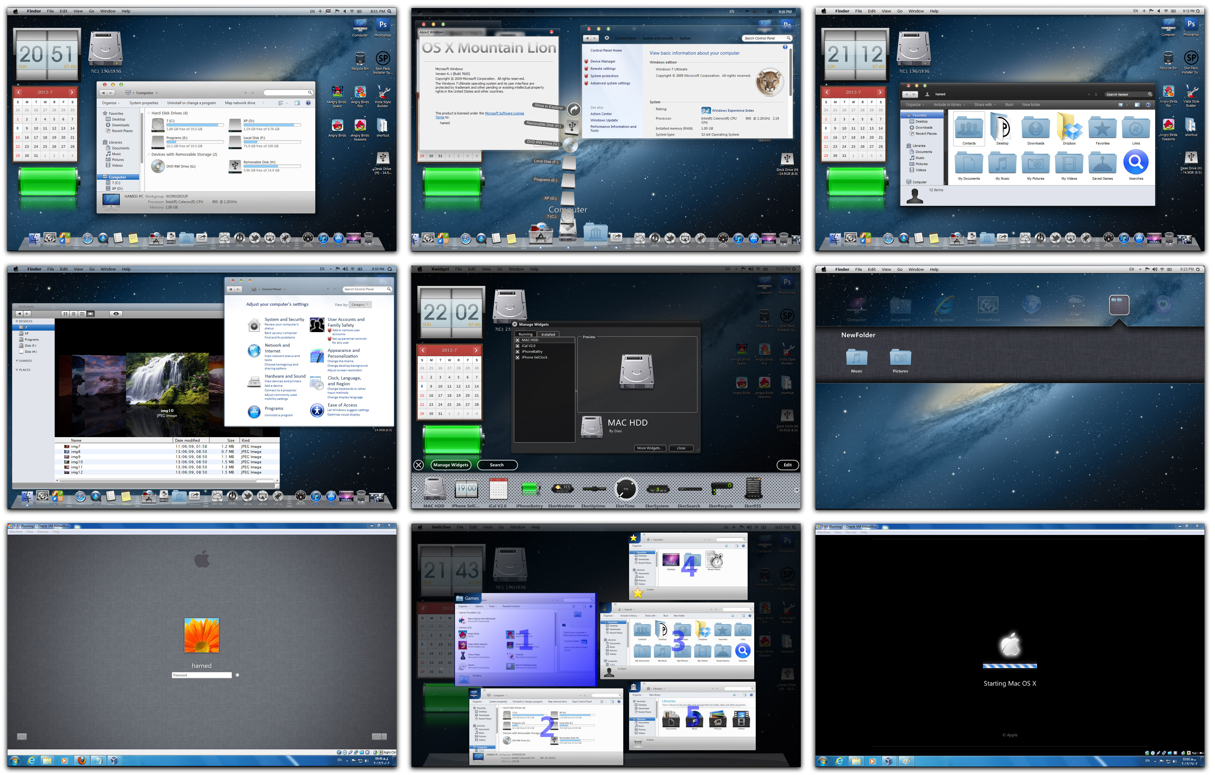 virtualbox mac os on windows 7